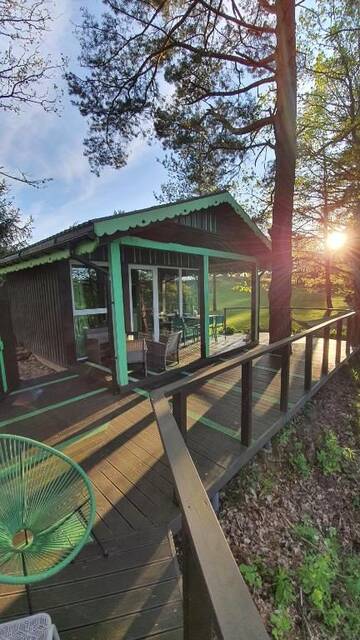 Фото номера Дом с 1 спальней Дома для отпуска VIP Green House of Hope for 2 г. Leliūnai 39